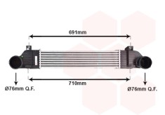 VAN WEZEL 30004353 Intercooler, compresor foto