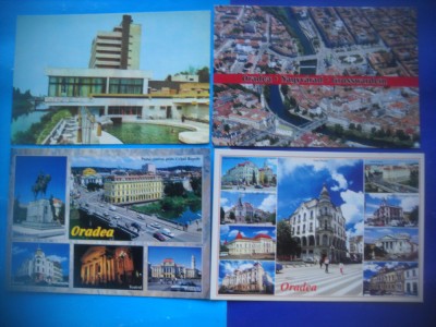 HOPCT LOT 2727 ORADEA -JUD BIHOR-4 CARTI POSTALE-NECIRCULATE foto