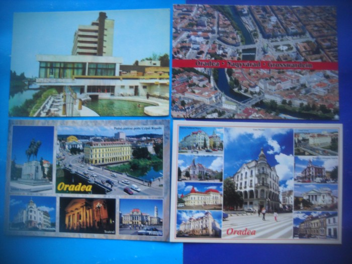 HOPCT LOT 2727 ORADEA -JUD BIHOR-4 CARTI POSTALE-NECIRCULATE