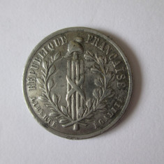 Raritate! Medalie/Jeton metalic revolutia franeza din:22,23,24 februarie 1848
