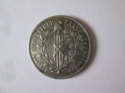 Raritate! Medalie/Jeton metalic revolutia franeza din:22,23,24 februarie 1848 foto