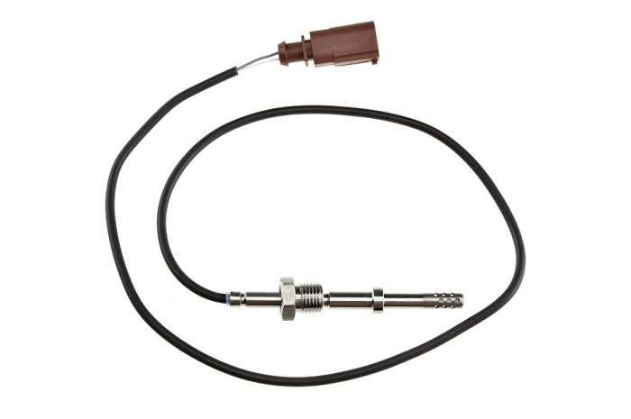 Senzor temperatura filtru particule Vw Multivan 5 2.0tdi 2009-, Transporter T5 2.0tdi 2009-, in spate la filtru de particule diesel, NTY EGT-VW-012
