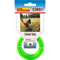 Fir rezerva motocoasa, trimmer, tip stea, 1.6&nbsp;mm x 15 m, Richmann