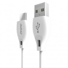 Cablu Dudao USB Tip C 2.1A 2m Alb (L4T 2m Alb) DUDAO CABLE L4T (TYPE-C) 2M