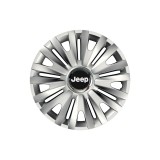 Set 4 capace roti Cu Inel Cromat Royal R16 Compatibil Cu Jeep