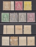 Switzerland 1867/81 Sitting Helvetia Mi.29-35 MH AM.438, Nestampilat