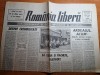 Romania libera 3 august 1990-art. marian munteanu in libertate,art. jud.covasna