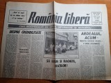 Romania libera 3 august 1990-art. marian munteanu in libertate,art. jud.covasna