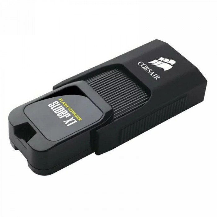 Memorie USB 3.0 CORSAIR 128 GB retractabila carcasa plastic negru &amp;quot;CMFSL3X1-128GB&amp;quot;