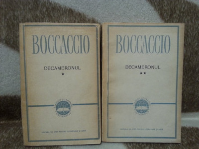 DECAMERONUL-GIOVANNI BOCCACCIO (2 VOL) foto