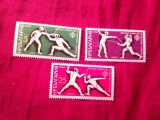 Serie Bulgaria 1986 Sport - SCRIMA - , 3 valori