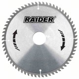 Panza fierastrau circular dinti din carbura de tungsten &Oslash;165x20mm24T, Raider, 163143