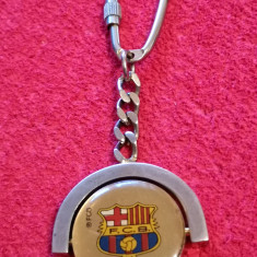 Breloc metalic fotbal - FC BARCELONA (Spania)