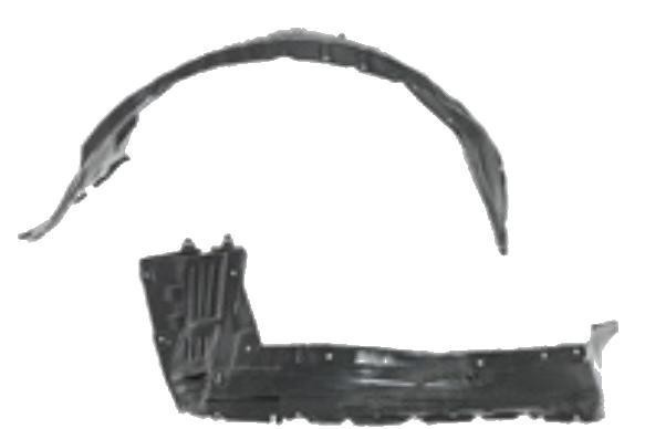 Carenaj roata Mitsubishi Pajero/Montero (V60/V70), 04.2000-12.2002, partea Stanga, Fata, MB508125, 5274FL1T
