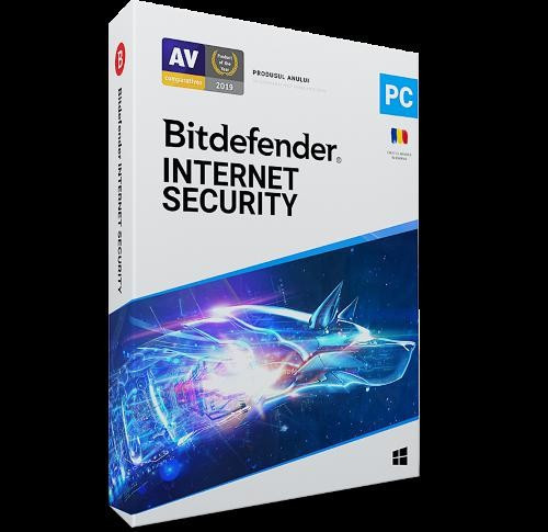 Licenta retail bitdefender internet security - protectie completapentru windows valabila pentru 1 an 10 dispozitive