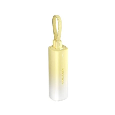 Baterie externa Type-C, Lightning Vention, 5000mAh, FHWY0, galben foto