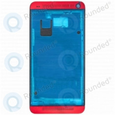 Capacul frontal al HTC One (M7) roșu