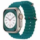 Cumpara ieftin Curea Ceas W038 Apple Watch 1 2 3 4 5 6 7 8 SE Ultra (42 mm 44 mm 45 mm 49 mm) Verde, Techsuit