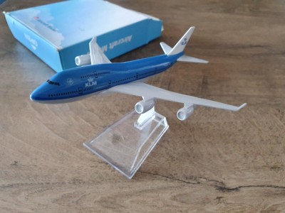 Macheta metalica de avion KLM din Olanda| Decoratie | Perfect pt cadou | Netherlands foto