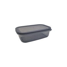 Caserola din plastic cu capac, COD-2604418, 670 ml, 165 x 115 x 55 mm