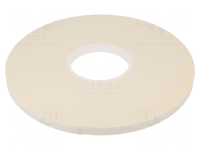 Bandă dublu adezivă albă 12mm x 33m