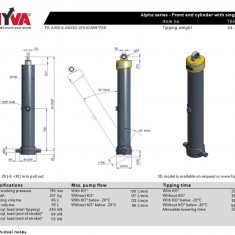 Cilindru basculare hyva 70546534 FE A169-5-06230-019-K1559*700