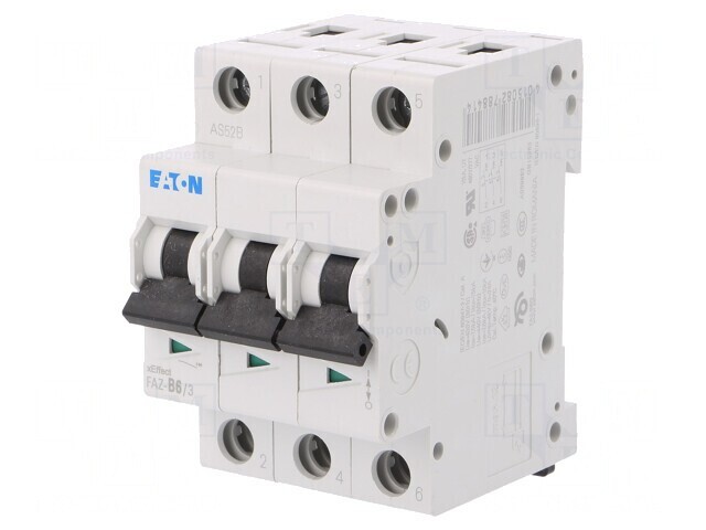 &Icirc;ntrerupător de supracurent 6A 3P 15kA 230/400V