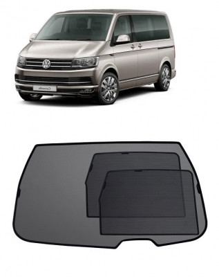 Perdele geamuri auto Luxury compatibil VW Caravelle T6 Minivan 2015 foto