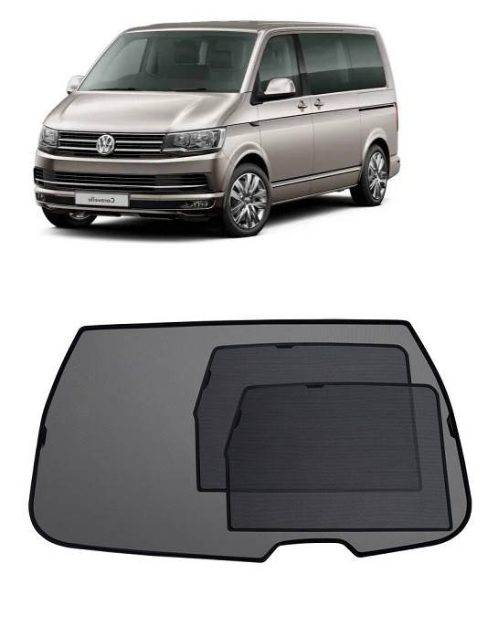 Perdele geamuri auto Luxury compatibil VW Caravelle T6 Minivan 2015