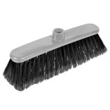 Mătura Argintie Peri Moi 26cm, Fire 7.5cm, Plastic, Fără Coadă - Mătură Manuală Universală Interior/Exterior