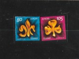 Islanda 2007 - Europa CEPT , Cercetasi, Serie 2 valori, autocolante, MNH, Mi.1170-1171