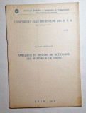 Aport 1957 &ndash; Amplid&icirc;ne &icirc;n sisteme de acţionare maşini de h&acirc;rtie (R.P.R.)