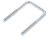 Bridă U oțel zinc filet 41mm lățime 43mm