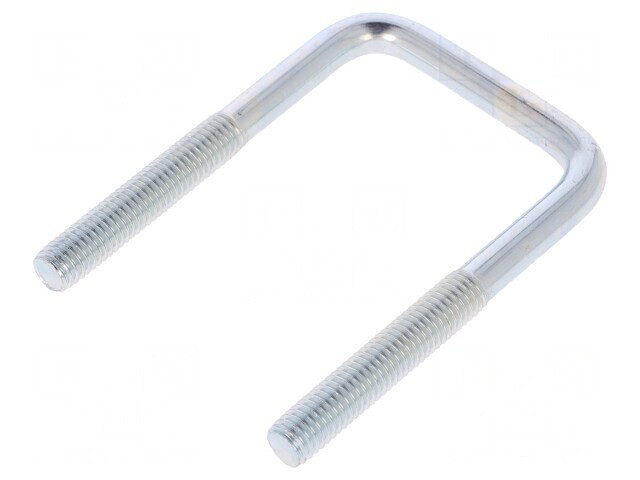 Bridă U oțel zinc filet 41mm lățime 43mm