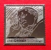 ✅Gambia 2005, Papa Ioan Paul II, timbru din argint/embosat, Mi. 5548/6 Euro,MNH, Nestampilat