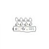 Set garnituri chiulasa FORD FOCUS (DAW DBW) 1.8 Turbo DI / TDDi 1998-2004 CORTECO 418459P