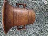 mojar bronz de colectie .Asa cum arata in imagini ,cu patina timpului .Greutate aprox 3 kg .Inaltime aprox 20 cm