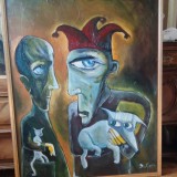 Regele c&acirc;inelui, tablou pictura rom&acirc;nească contemporană