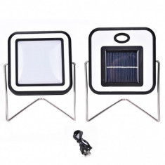 Proiector 30LED 10W Alb Rece Incarcare Panou Solar si la USB RYT91330 foto