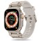 Techsuit - Watchband (W064) - Apple Watch 1/2/3/4/5/6/7/8/9/10/SE/SE 2/Ultra/Ultra 2 (42/44/45/46/49mm) - Titanium Silver Starlight