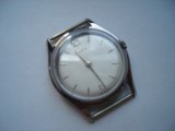 Ceas mecanic elvetian Olma, defect, piese lipsa, pentru piese de schimb, Analog, Casual, Inox