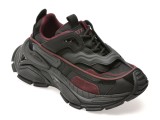 Pantofi sport GRYXX negri, 3832, din material textil si piele naturala