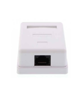 Priza simpla UTP cat6 RJ45 neecranat pe tencuiala Well foto