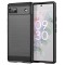 Husa Google Pixel 6a Techsuit Carbon Silicon Negru