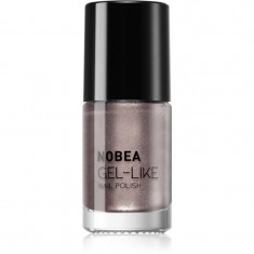 NOBEA Metal Gel-like Nail Polish lac de unghii cu efect de gel culoare chrome #N43 6 ml