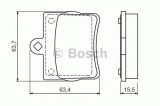 Set placute frana,frana disc MERCEDES C-CLASS (W202) (1993 - 2000) BOSCH 0 986 494 017