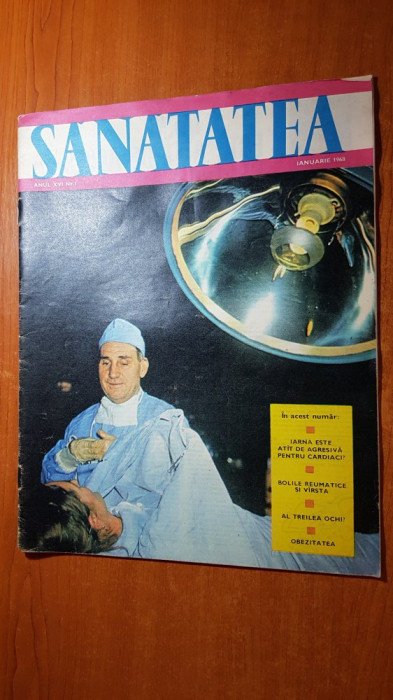 revista sanatatea ianuarie 1968