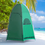 Outsunny Cort multifunctional cu adapost portabil, de exterior, pentru camping si plaja, geanta de transport, verde