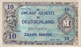 GERMANIA 10 MARCI MARK 1944 VF