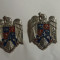S 15 - semne de arma - metalice - servicii - argintii - 3.5/2.3 cm
